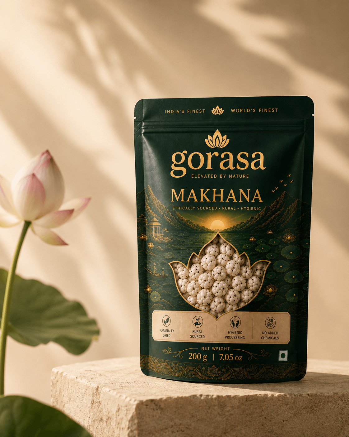Gorasa Premium Raw Makhana