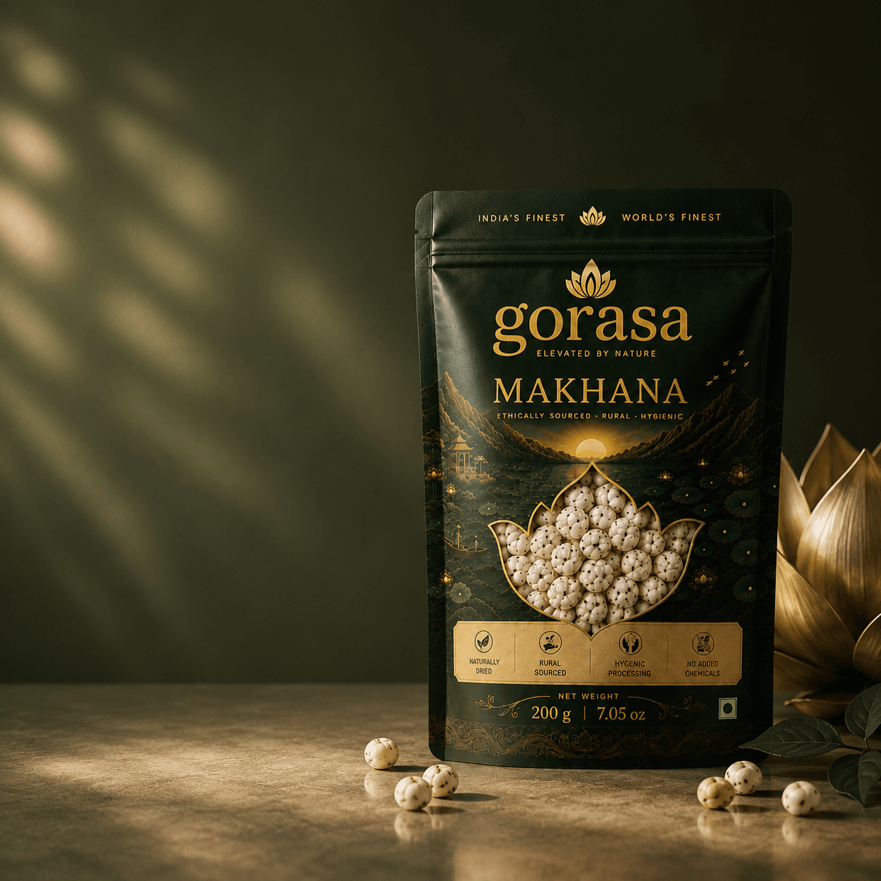 Gorasa Premium Raw Makhana